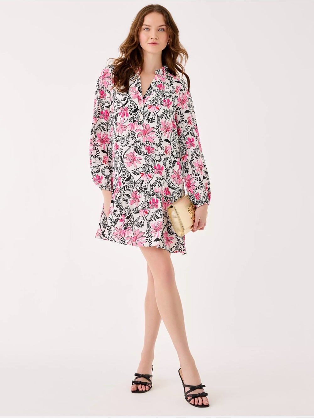 NWT Lilly Pulitzer 16 EVALINE SILK DRESS “Coconut Sunshine Seekers” sz 16